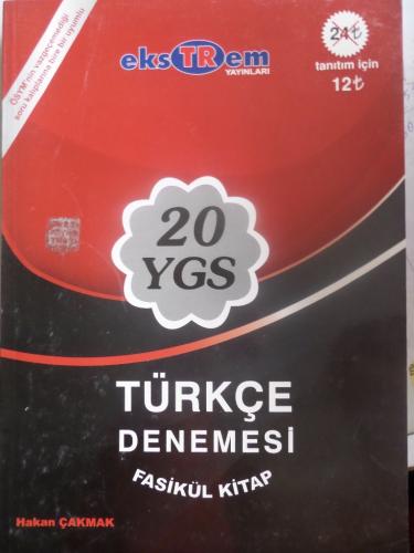 YGS 20 Türkçe Denemesi Fasikül Kitap Hakan Çakmak