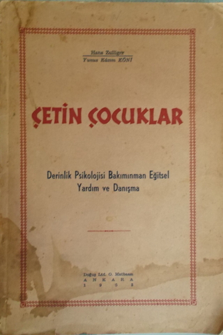 Çetin Çocuklar Hans Zulliger