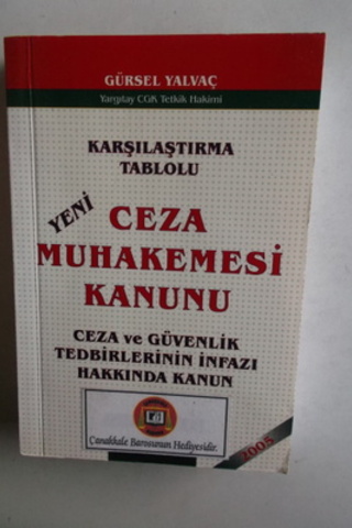 Ceza Muhakemesi Kanunu Gürsel Yalvaç