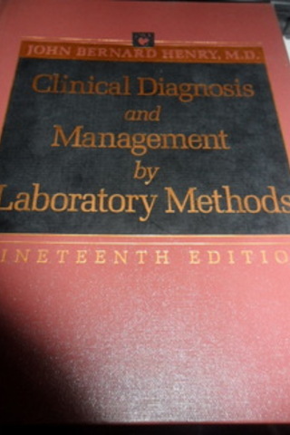 Clinical Diagnosis And Management By Laboratory Methods John Bernard
