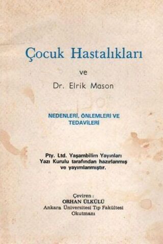 Çocuk Hastalıkları ve Dr. Elrik Mason