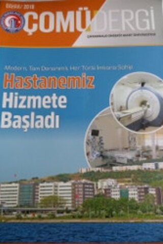 Çomü Dergi 2018 / Bahar
