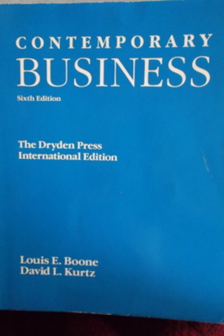 Contemporary Business Louis E. Boone