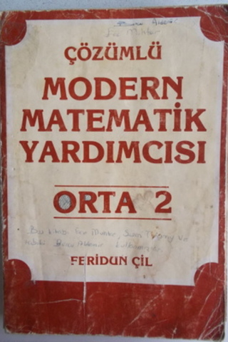 Çözümlü Modern Matematik Yardımcısı Orta 2 Feridun Çil