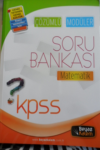 Çözümlü Modüler Soru Bankası Matematik KPSS