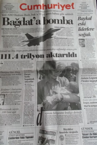 Cumhuriyet Gazetesi 17 Şubat 2001
