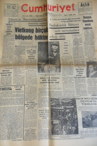 Cumhuriyet Gazetesi 1968 / 15632