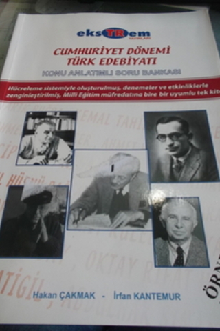 Cumhuriyet Türk Edebiyatı Konu Anlatımlı Soru Bankası Hakan Çakmak