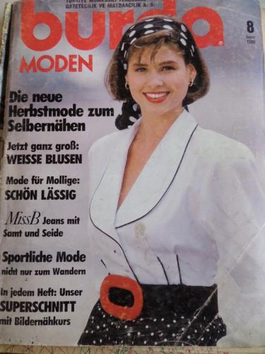 Burda Dergisi 1989 / 8