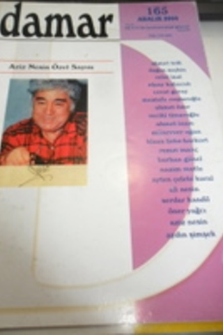 Damar Aylık Kültür Sanat Edebiyat Dergisi 2004 / 165