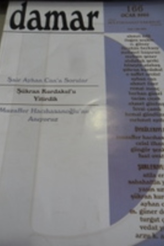 Damar Aylık Kültür Sanat Edebiyat Dergisi 2005 / 166