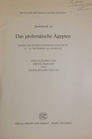 Das ptolemäische Ägypten