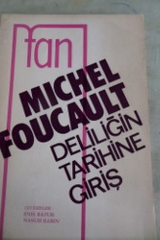 Deliliğin Tarihine Giriş Michel Foucault
