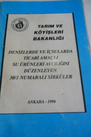 Denizlerde Ve İçsularda Ticari Amaçlı Su Ürünleri Avcılığını Düzenleye