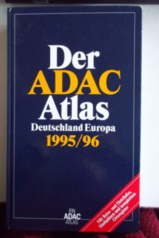 Der Adac Atlas Deutschland Europa 1995 / 96