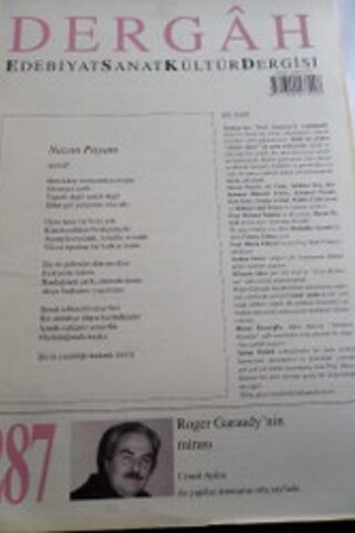 Dergah Edebiyat Sanat Kültür Dergisi Sayı 287