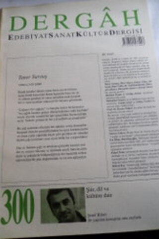 Dergah Edebiyat Sanat Kültür Dergisi Sayı 300