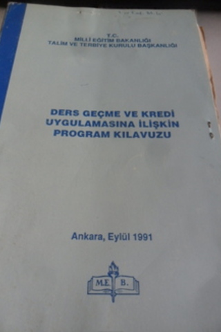 Ders Geçme ve Kredi Uygulamasına İlişkin Program Kılavuzu
