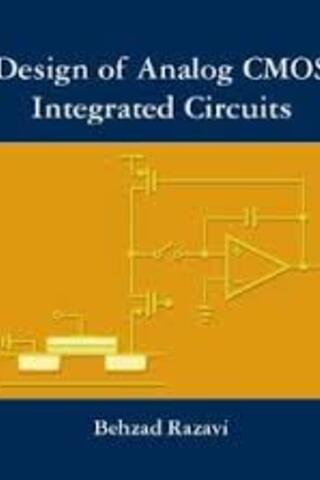 Design of Analog CMOS Integrated Circuits Behzad Razavi