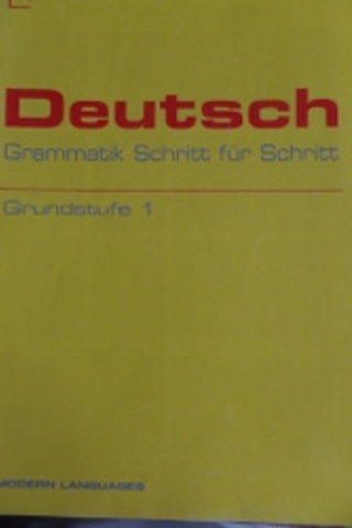 Deutsch Grammatik Schritt Für Schritt Grundstufe 1