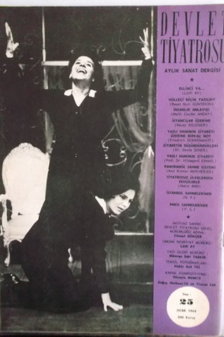 Devlet Tiyatrosu Aylık Sanat Dergisi 1965 / 25