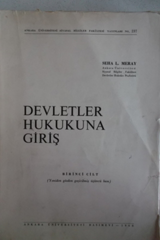 Devletler Hukukuna Giriş Seha L. Meray