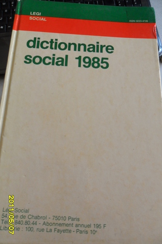 Dictionnaire Social 1985