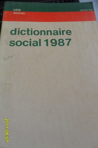 Dictionnaire Social 1987