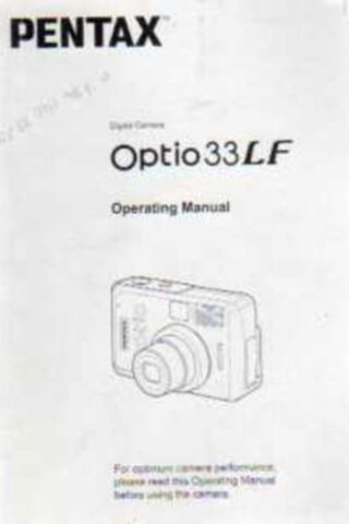 Digital Camera Optio33LF