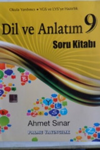 Dil ve Anlatım 9 Soru Kitabı Ahmet Sınar