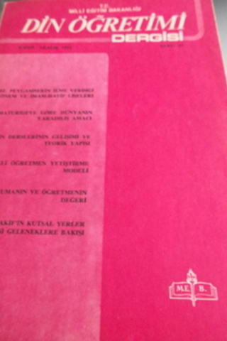 Din Öğretimi Dergisi 1992 / 37 İsmail Cerrahoğlu