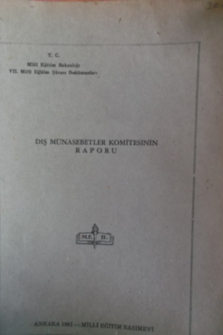 Dış Münasebetler Komitesinin Raporu