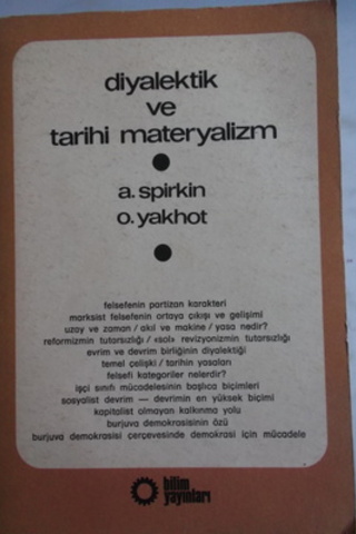 Diyalektik ve Tarihi Materyalizm A. Spirkin