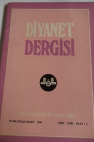 Diyanet Dergisi 1986 / 1
