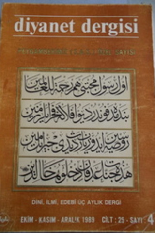 Diyanet Dergisi 1989 / 4
