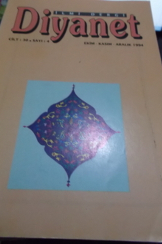 Diyanet İlmi Dergi 1994 / 4