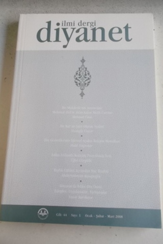 Diyanet İlmi Dergi 2008 / 1
