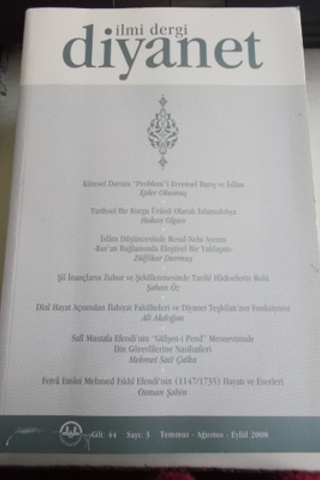 Diyanet İlmi Dergi 2008 / 3
