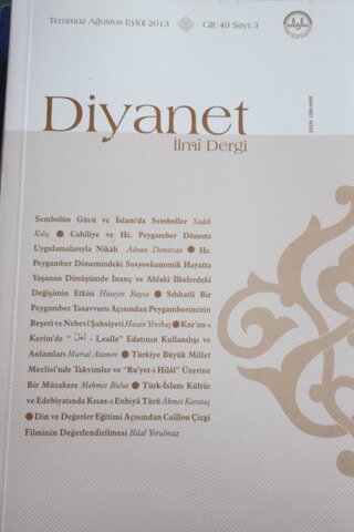 Diyanet İlmi Dergi 2013 / 1