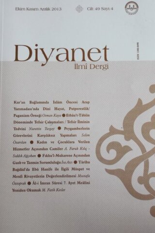 Diyanet İlmi Dergi 2013 / 4