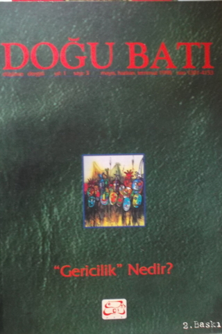 Doğu Batı Düşünce Dergisi 1998 / 3 - "Gericilik" Nedir?