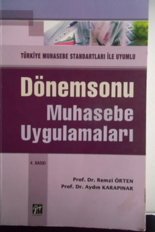 Dönemsonu Muhasebe Uygulamaları Remzi Örten