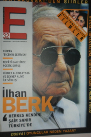E Aylık Kültür ve Edebiyat Dergisi 32. Sayı KAsım 2001