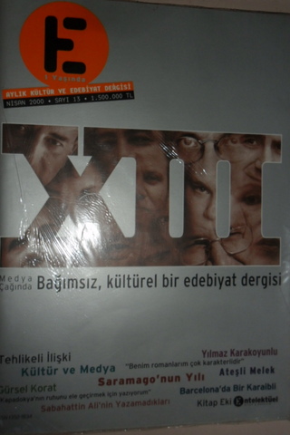 E Aylık Kültür ve Edebiyat Dergisi Sayı 13 Nisan 2000