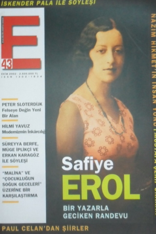 E Aylık Kültür ve Edebiyat Dergisi Sayı:43 Ekim 2002