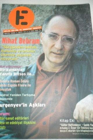 E Aylık Kültür Ve Edebiyat Dergisi