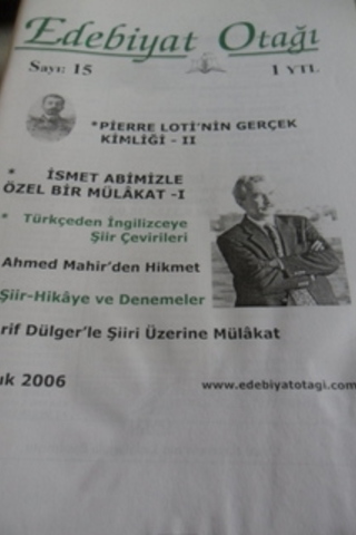 Edebiyat Otağı Aylık Edebiyat Sanat Ve Fikir Dergisi 2006 / 15