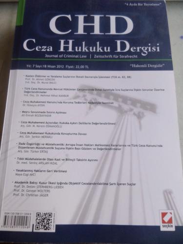 Ceza Hukuku Dergisi 2012 / 18