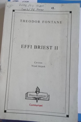 Effi Briest II Theodor Fontane