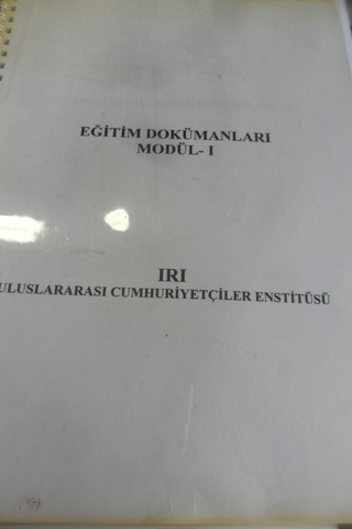 Eğitim Dökümanları Modül - 1